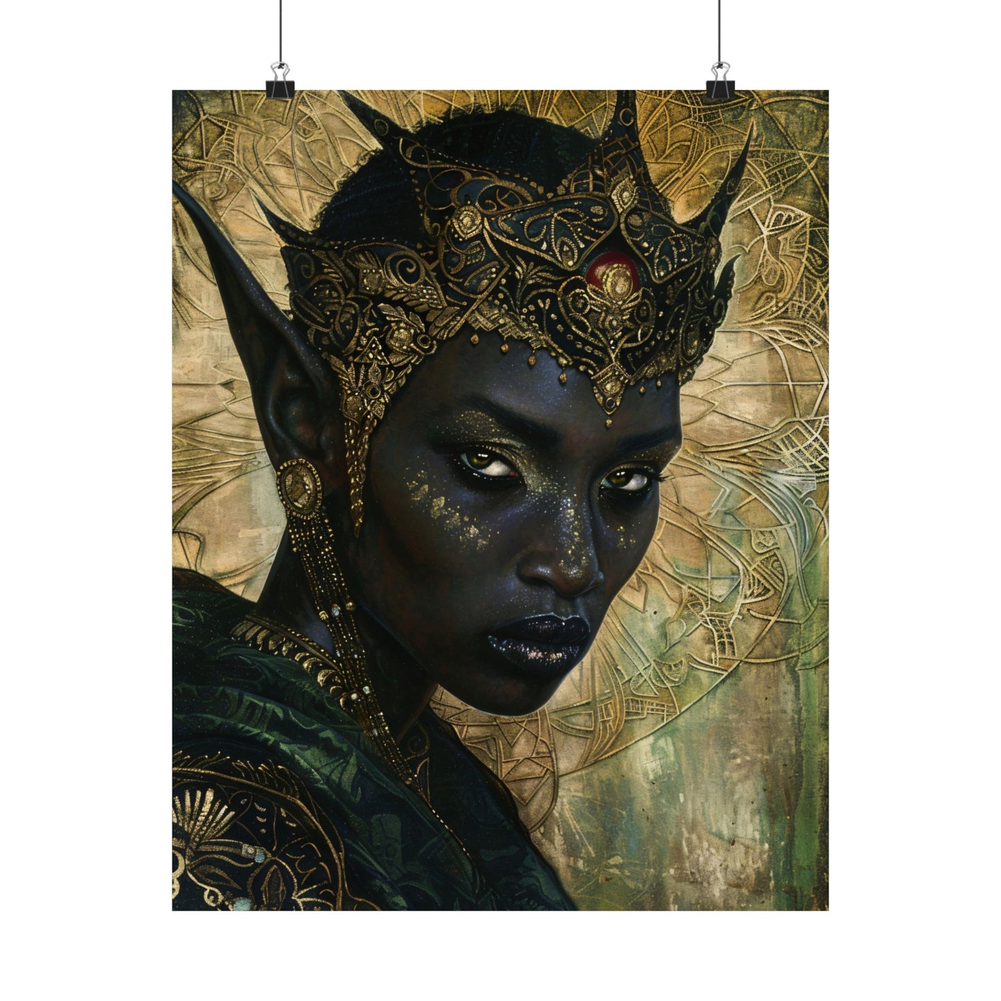 Elf Queen Fantasy Art Print