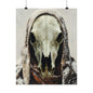 Mari Lwyd Welsh Christmas Art Print