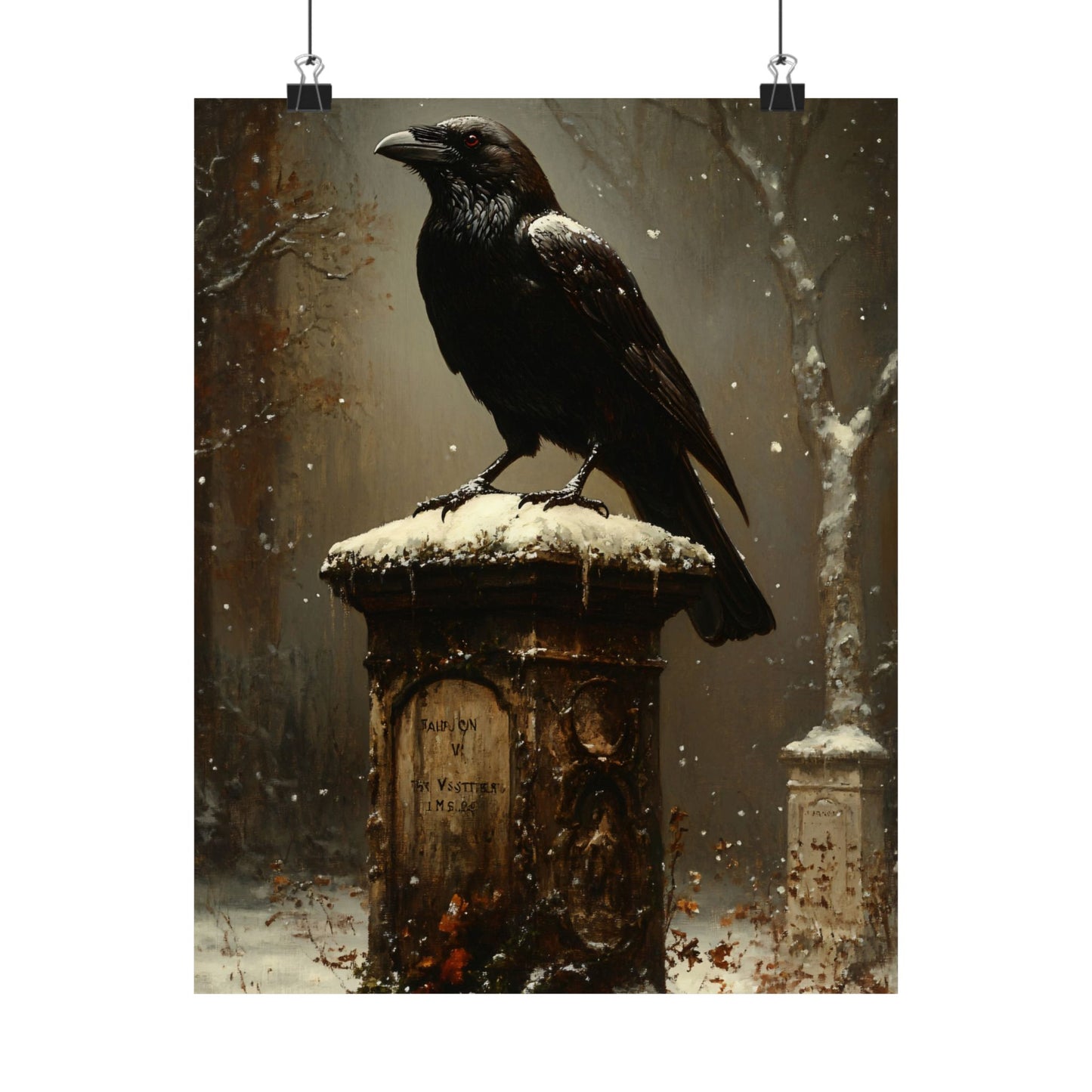 Crow's Vigil Art Print