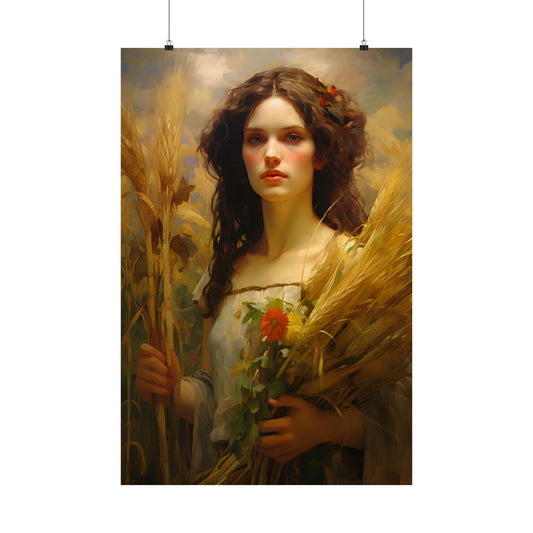 Demeter Greek Goddess Art Print