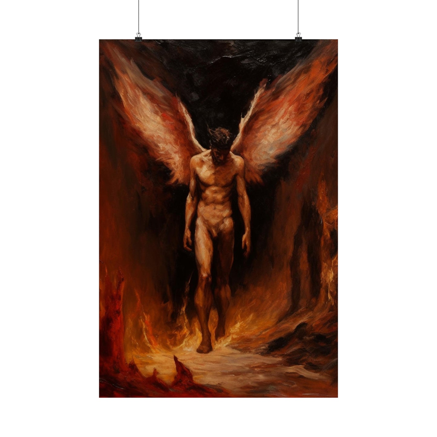 Lucifer Morningstar Lord of Hell Art Print