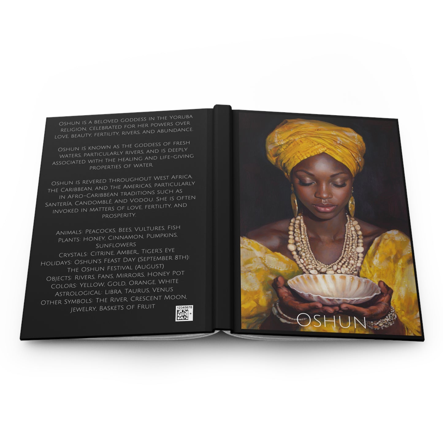 Oshun Goddess Notebook