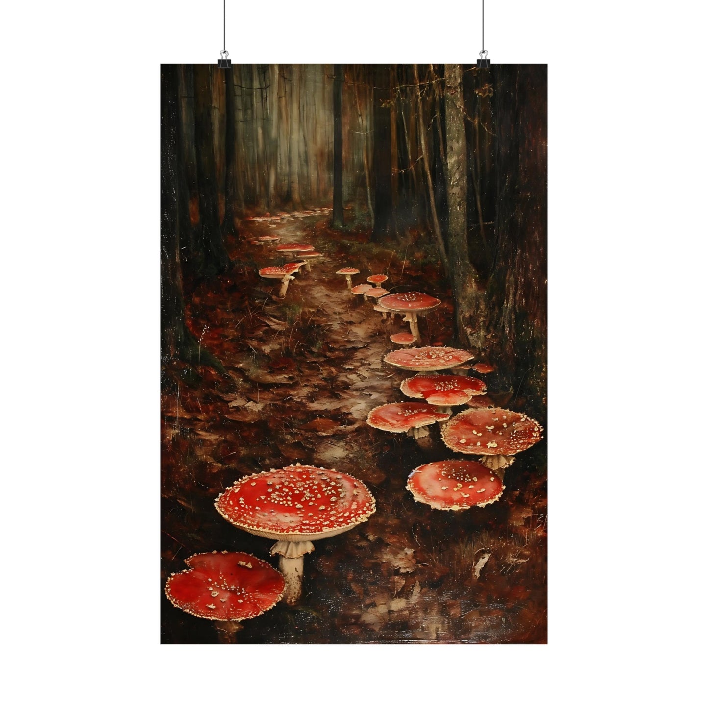 Mushroom Trail Art Print