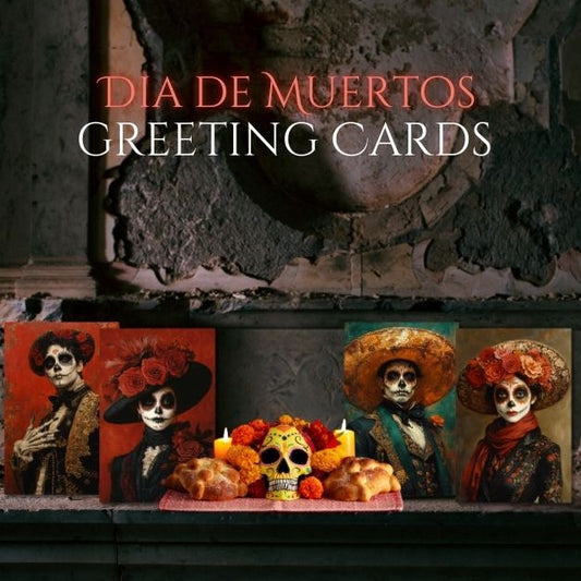 Dia De Muertos Greeting Cards