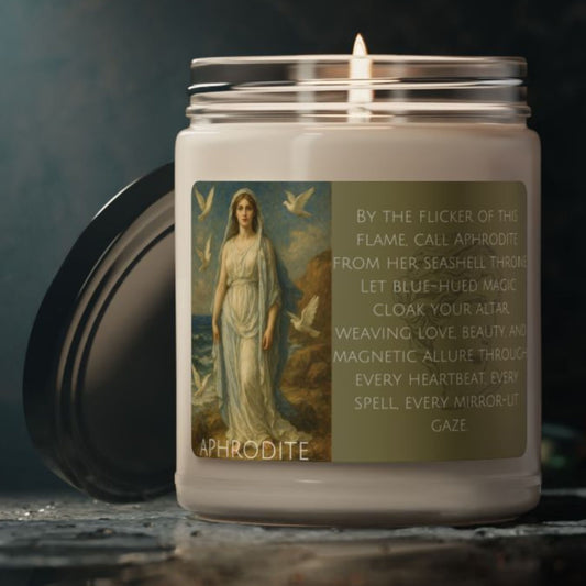 Aphrodite Greek Goddess Soy Candle