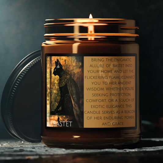 Bastet Egyptian Goddess Soy Candle