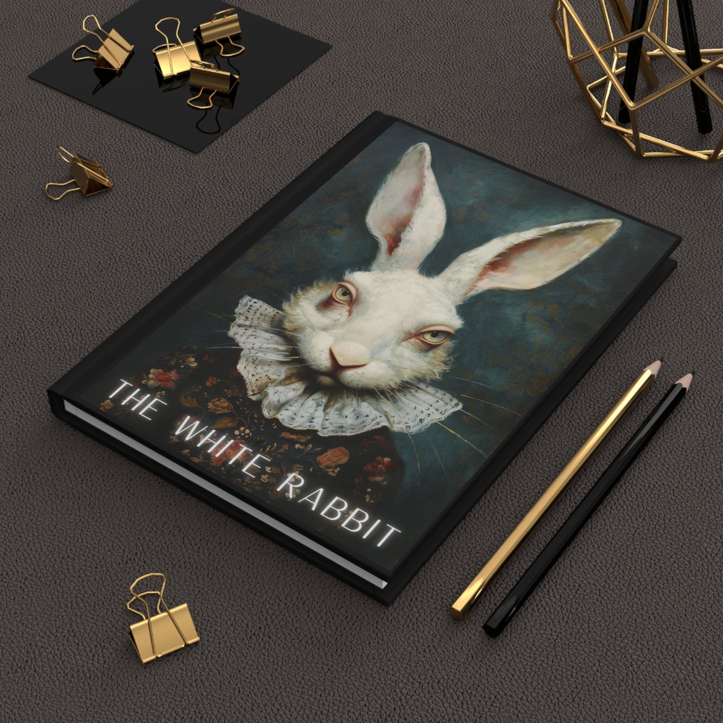 White Rabbit Hardcover Journal