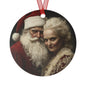 Mr & Mrs Claus Christmas Ornament