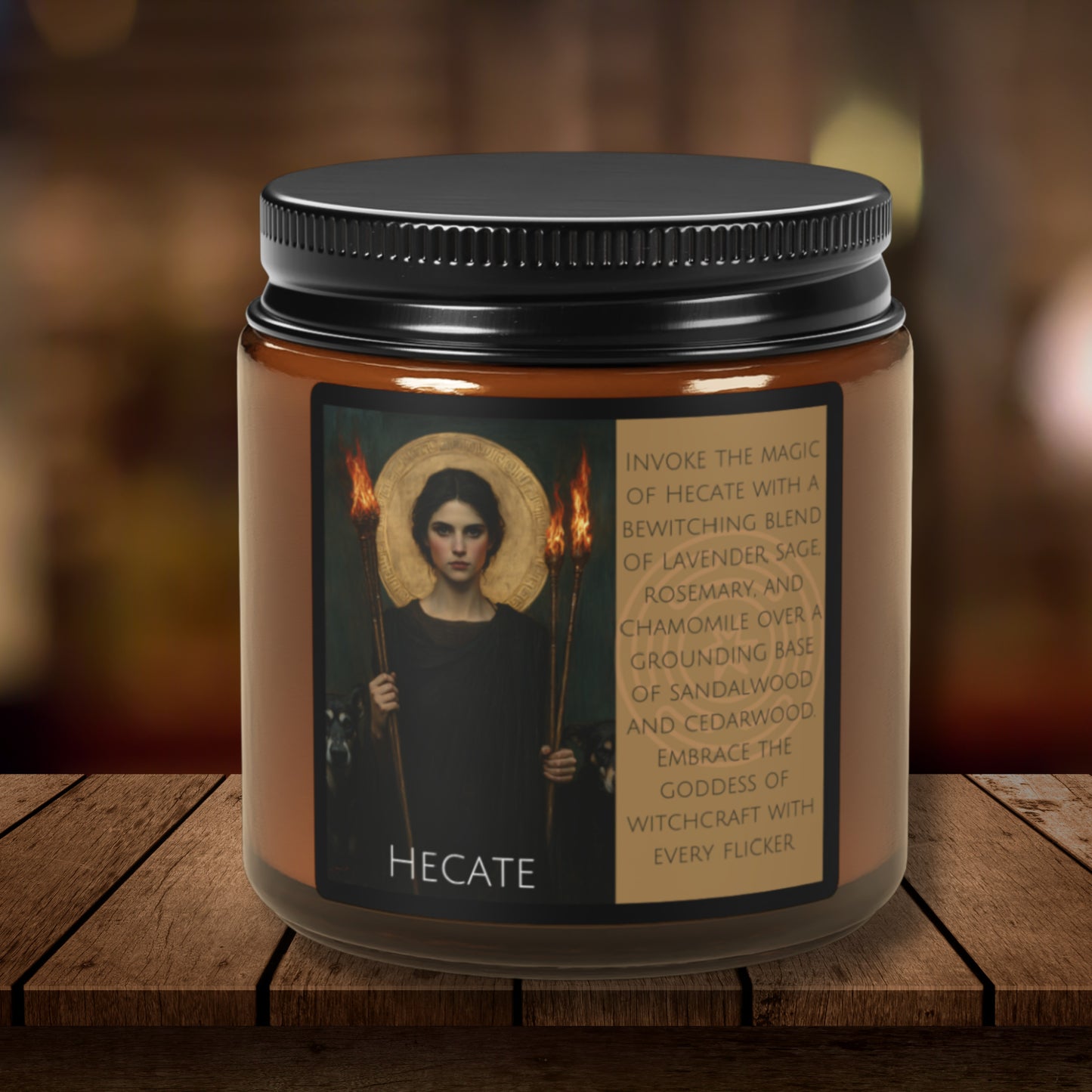 Hecate Goddess Candle