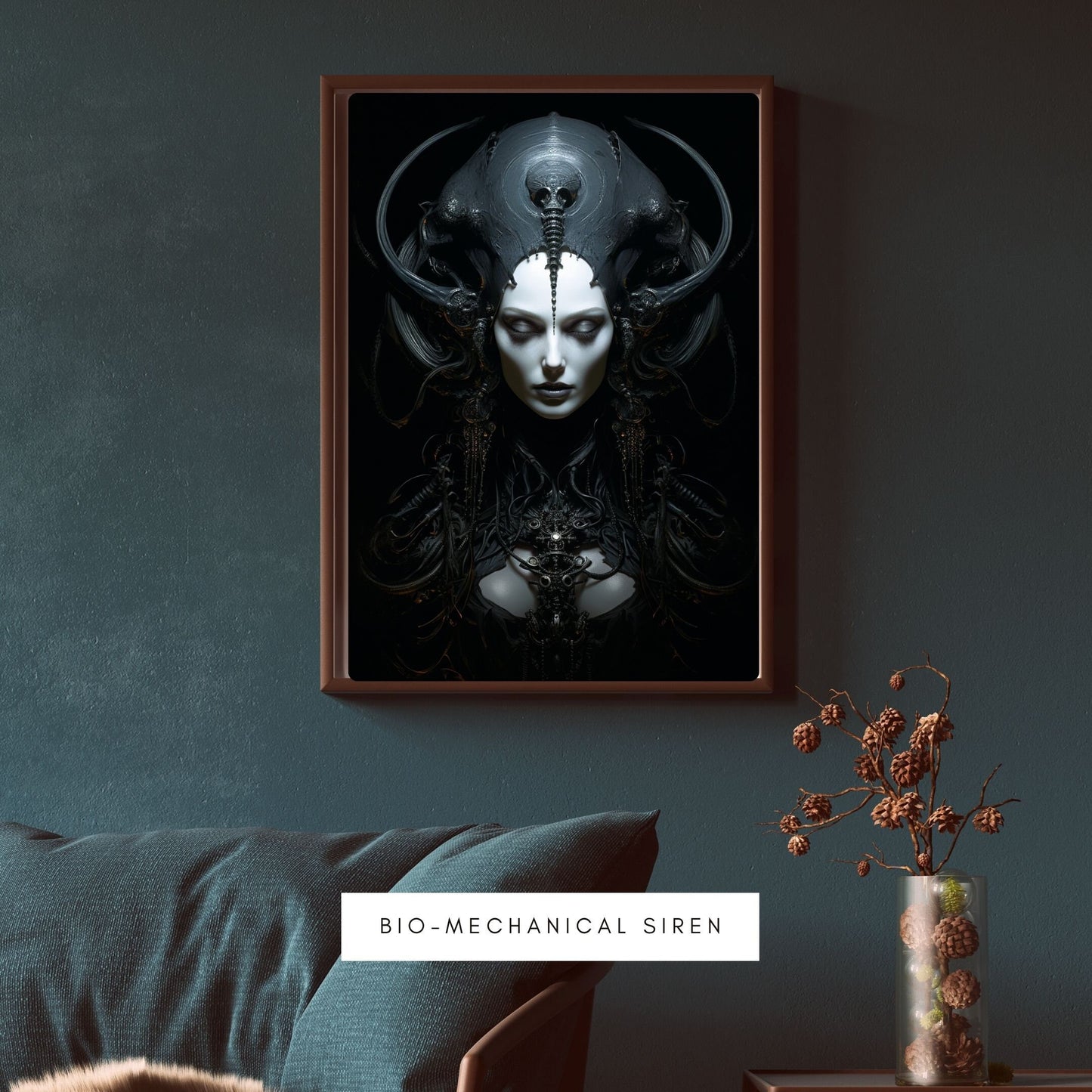 Bio-Mechanical Siren Art Print