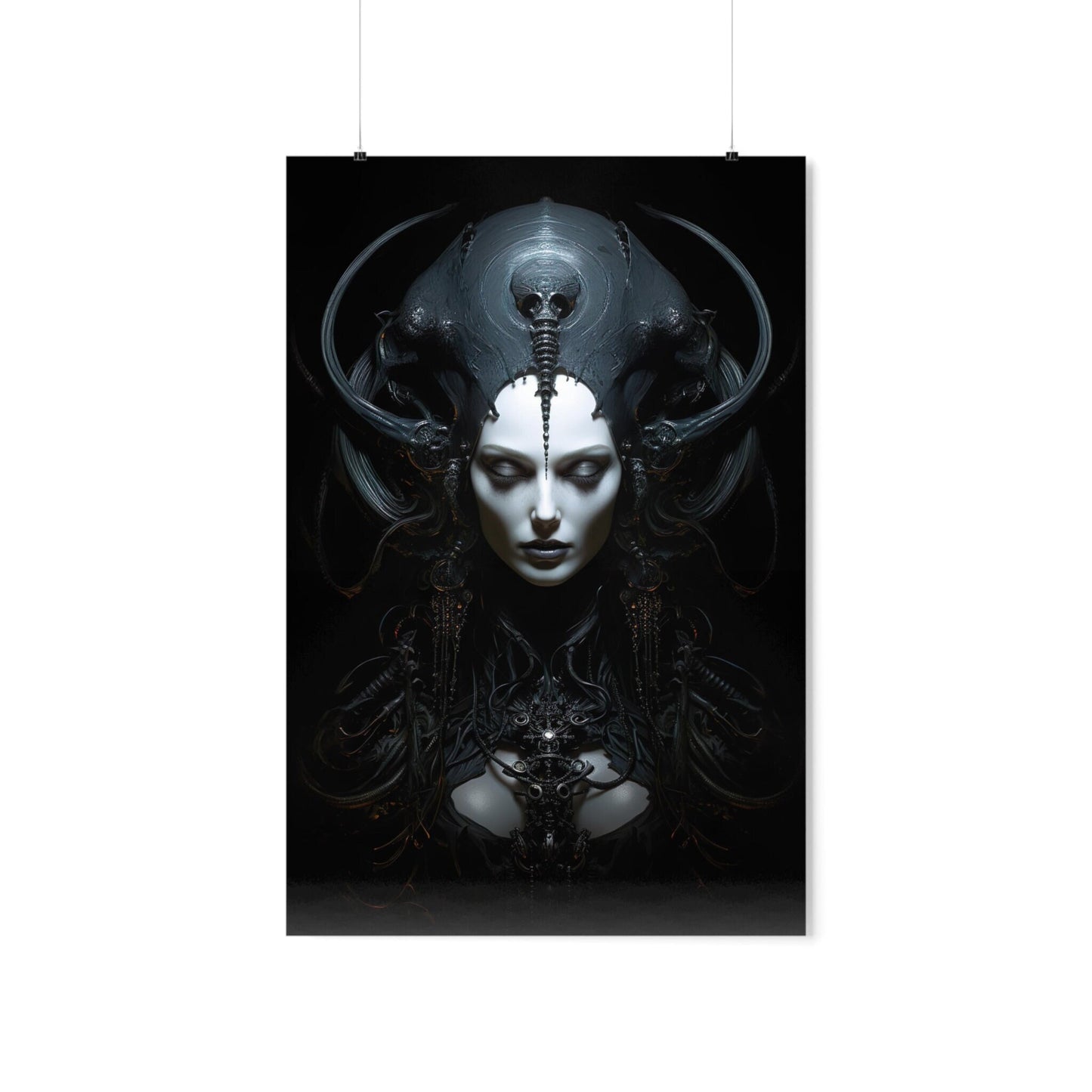 Bio-Mechanical Siren Art Print