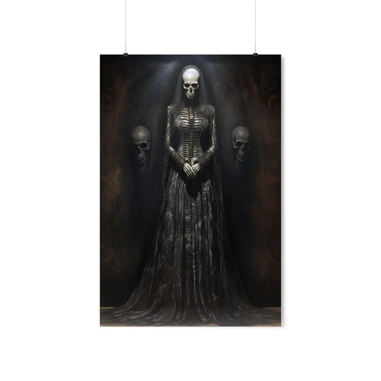 Lady of Bones Art Print