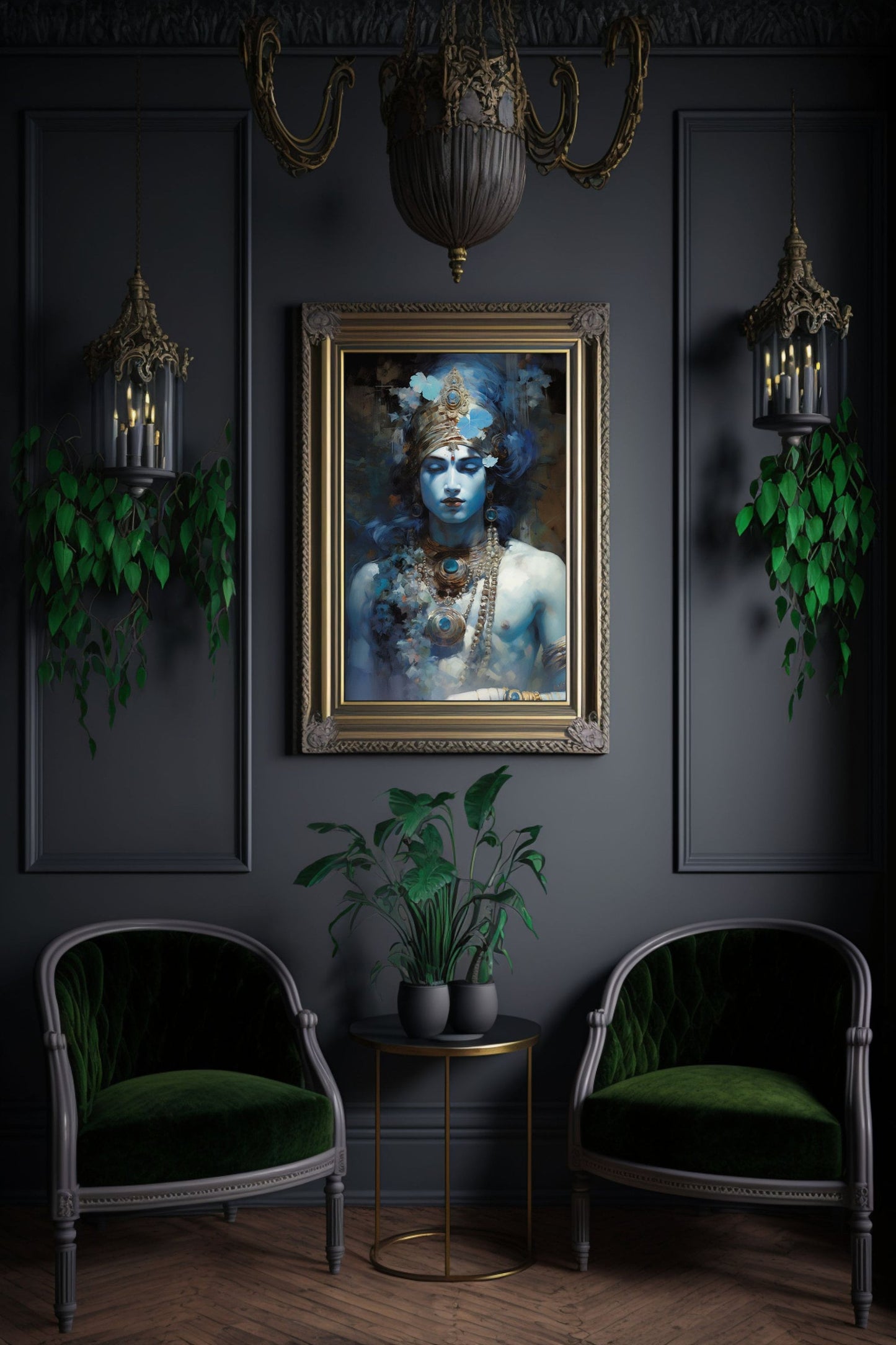 Lord Krisha Art Print