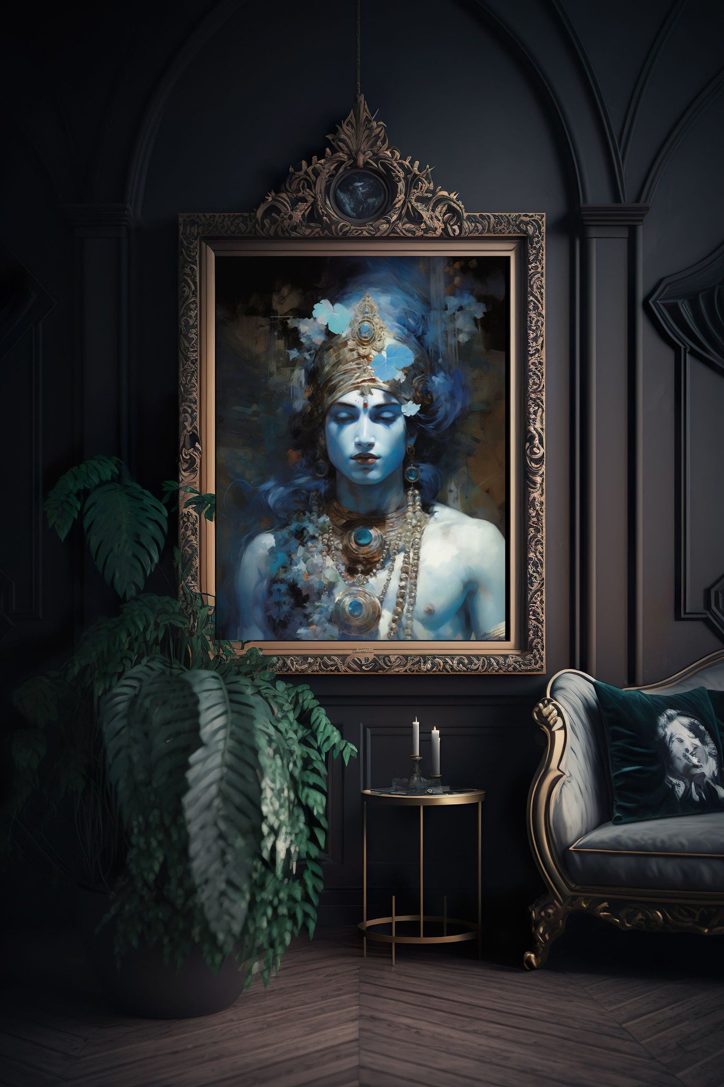 Lord Krisha Art Print