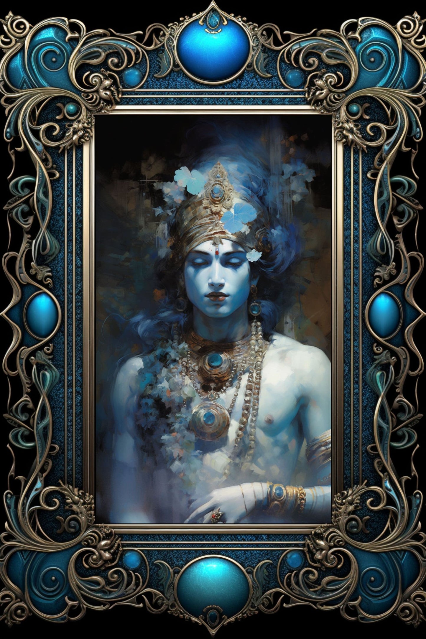 Lord Krisha Art Print