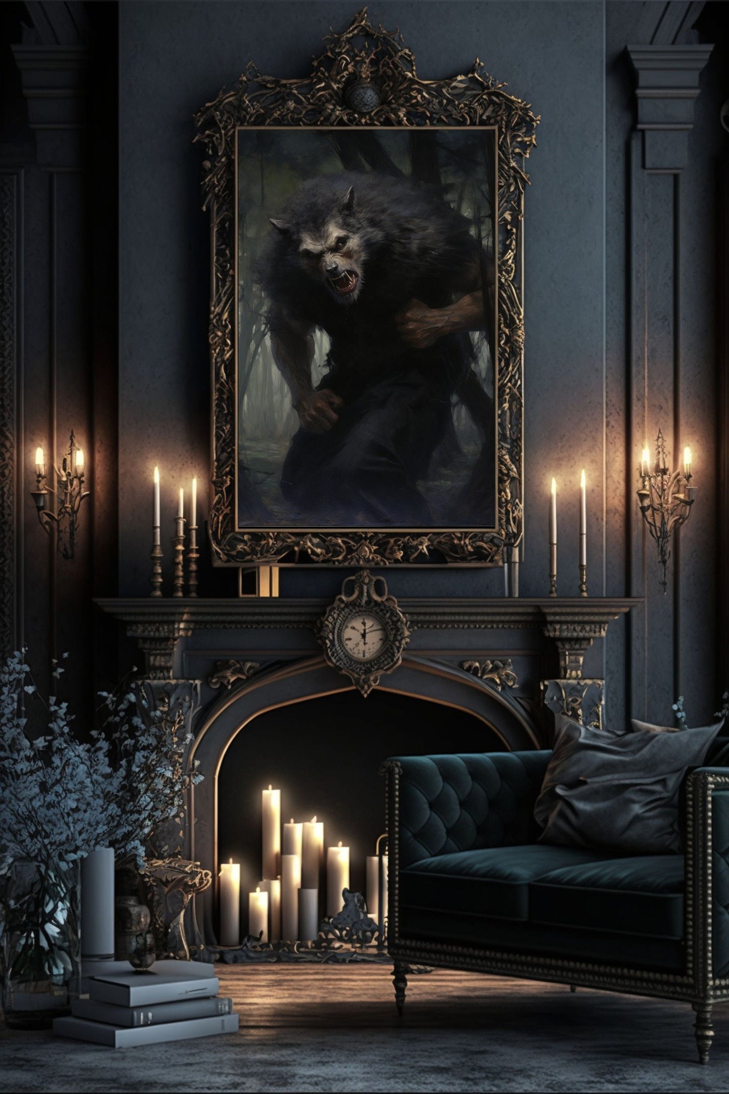 Lycan Werewolf Art Print