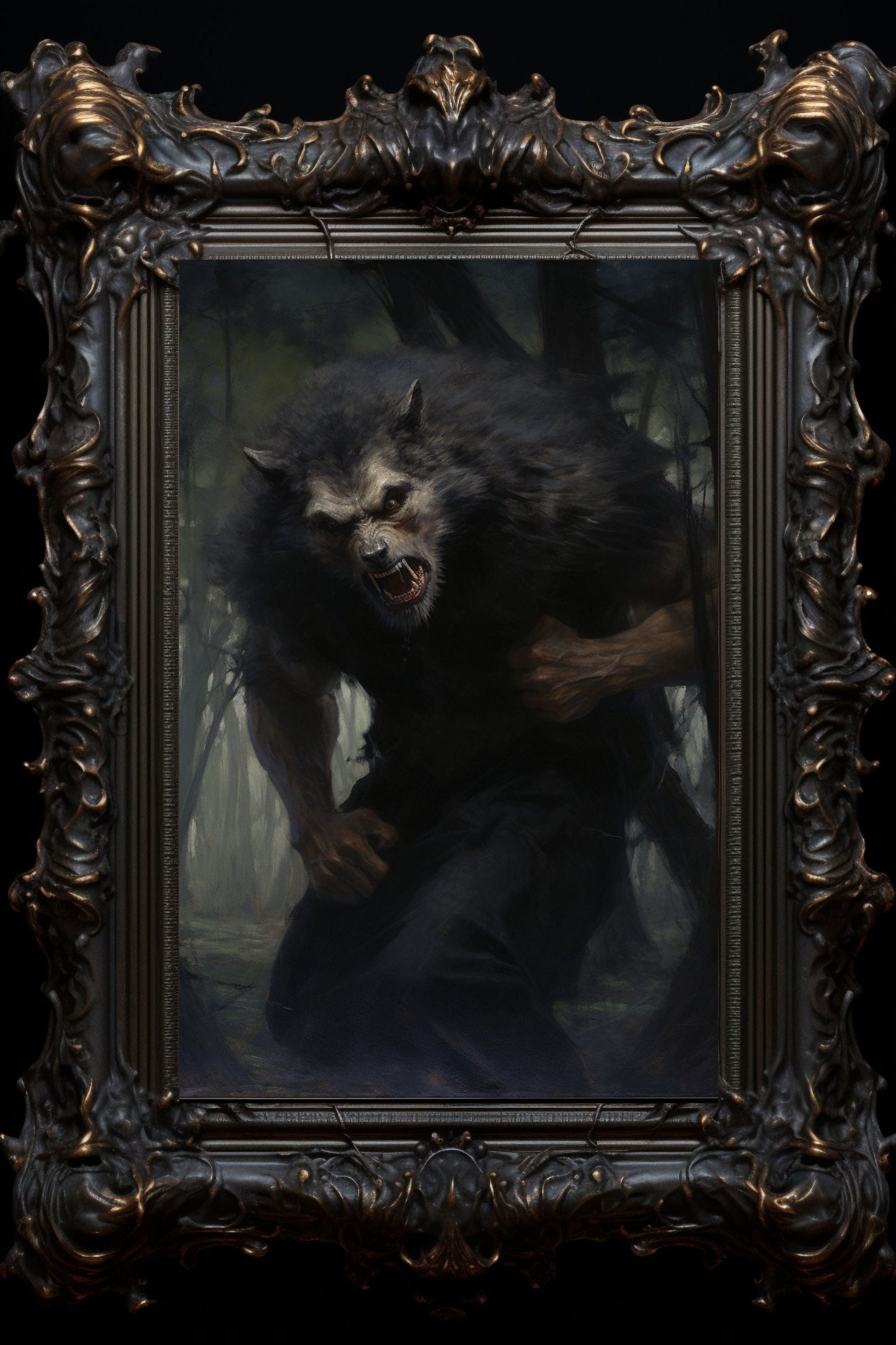 Lycan Werewolf Art Print