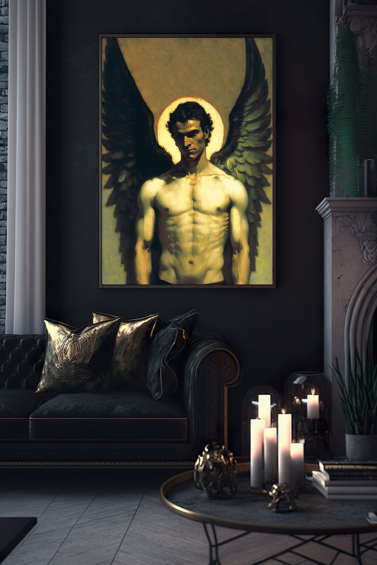Lucifer the Fallen Art Print