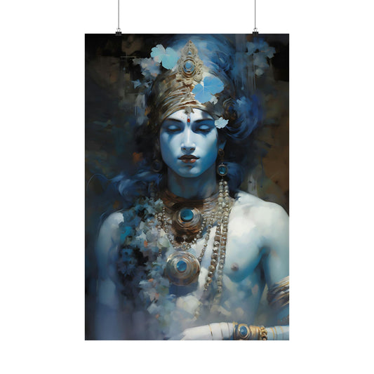 Lord Krisha Art Print