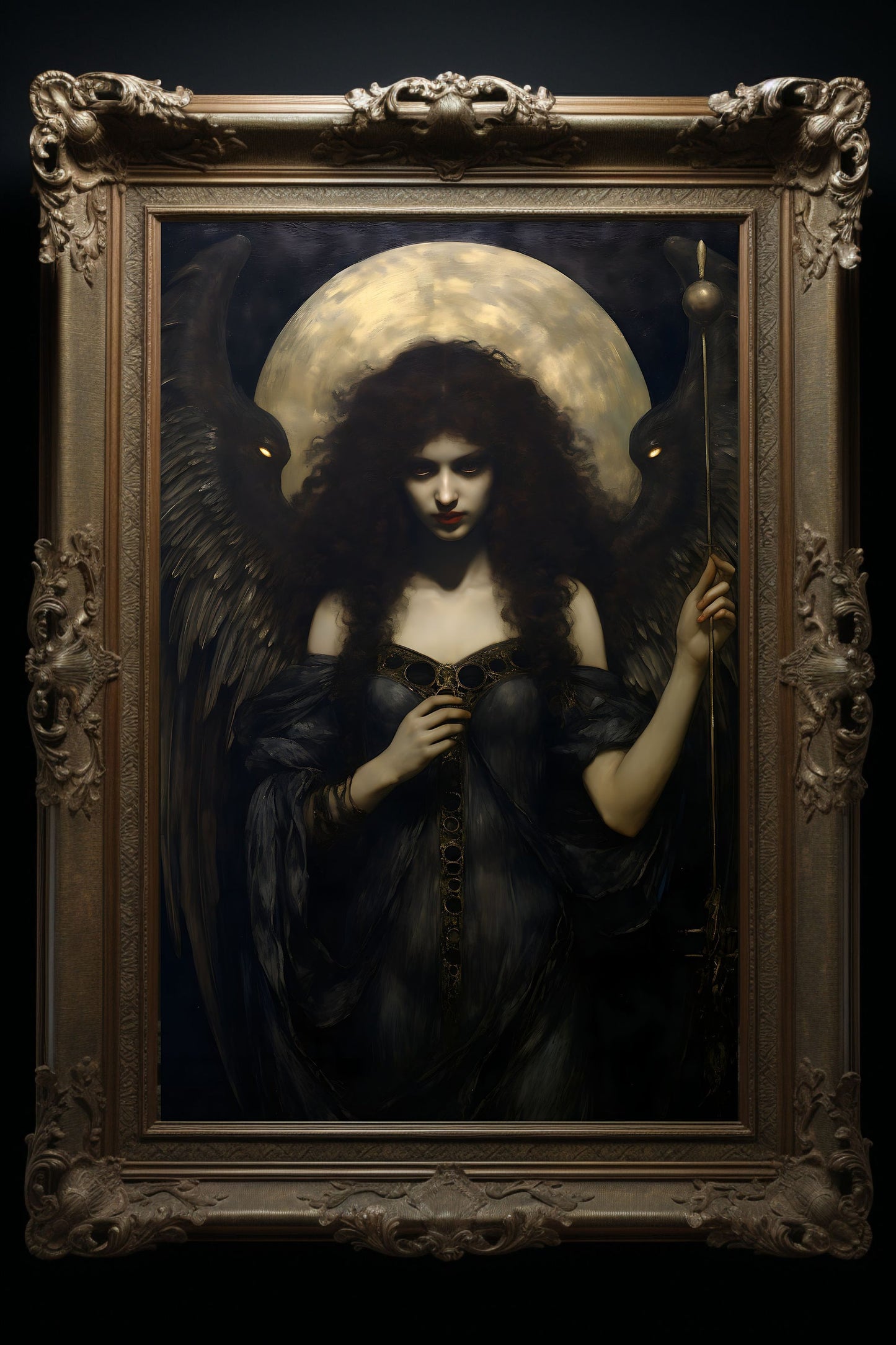 Nyx Goddess of Night Art Print