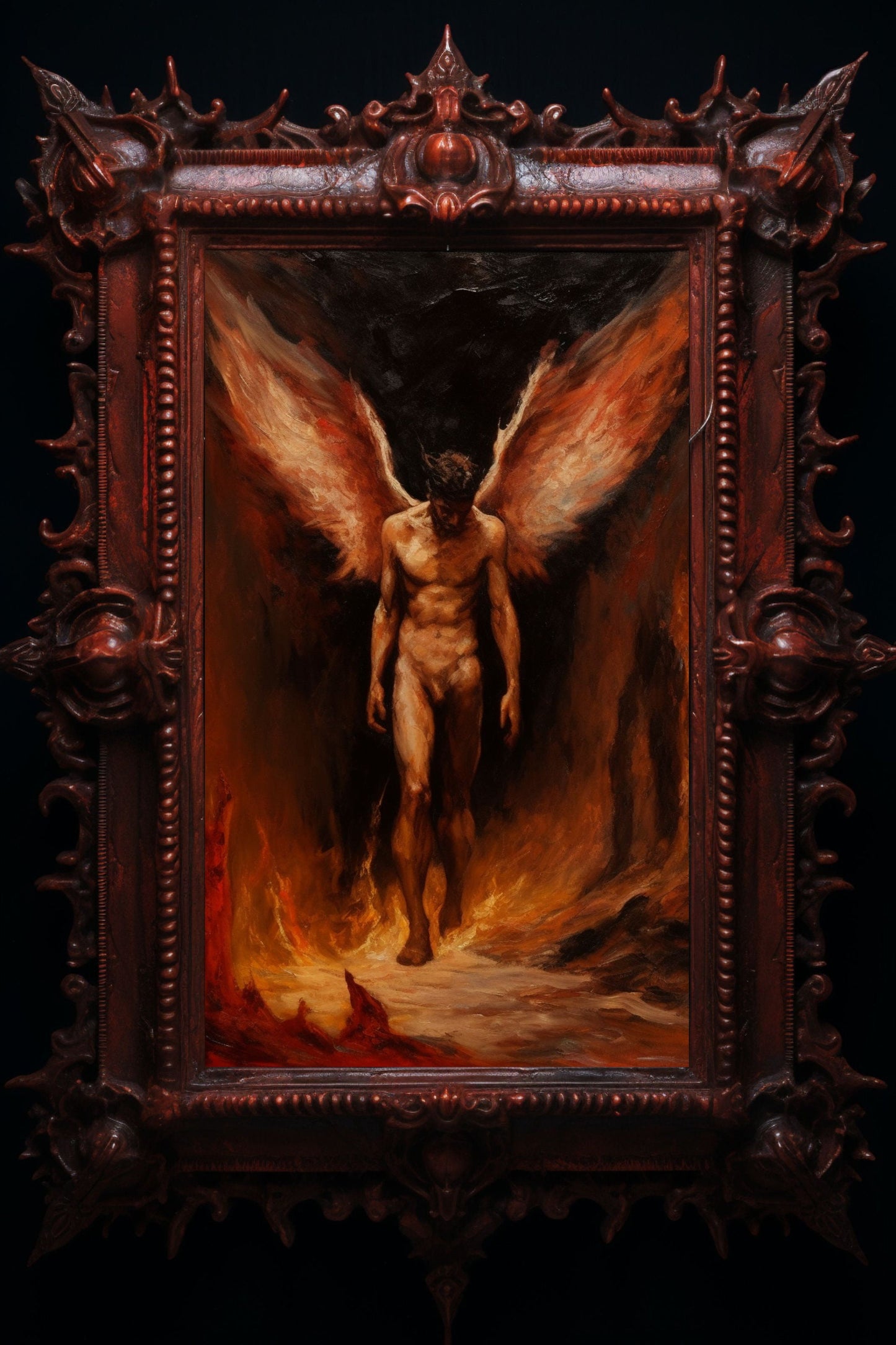 Lucifer Morningstar Lord of Hell Art Print