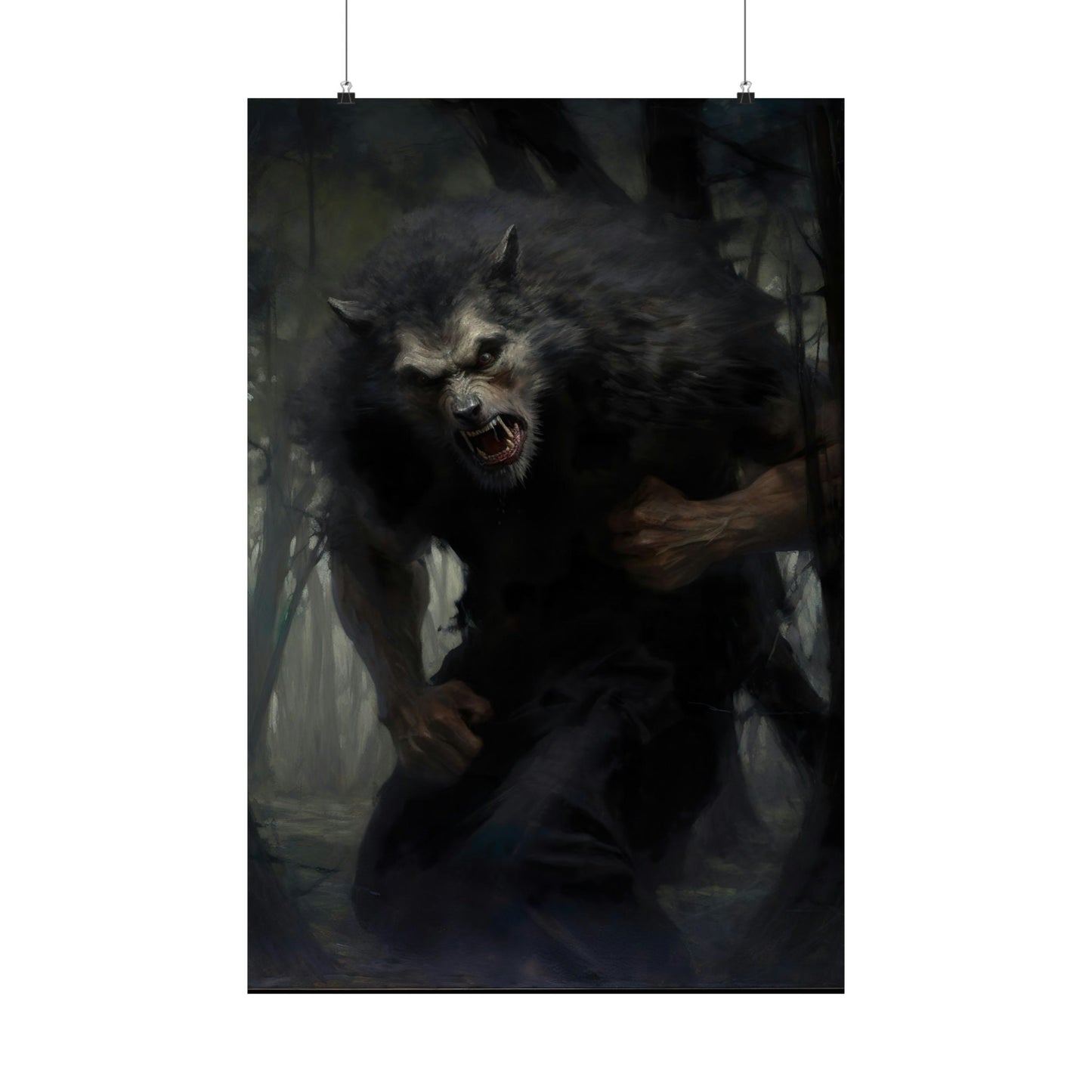 Lycan Werewolf Art Print