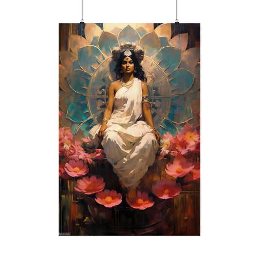 Lady Lakshmi Art Print