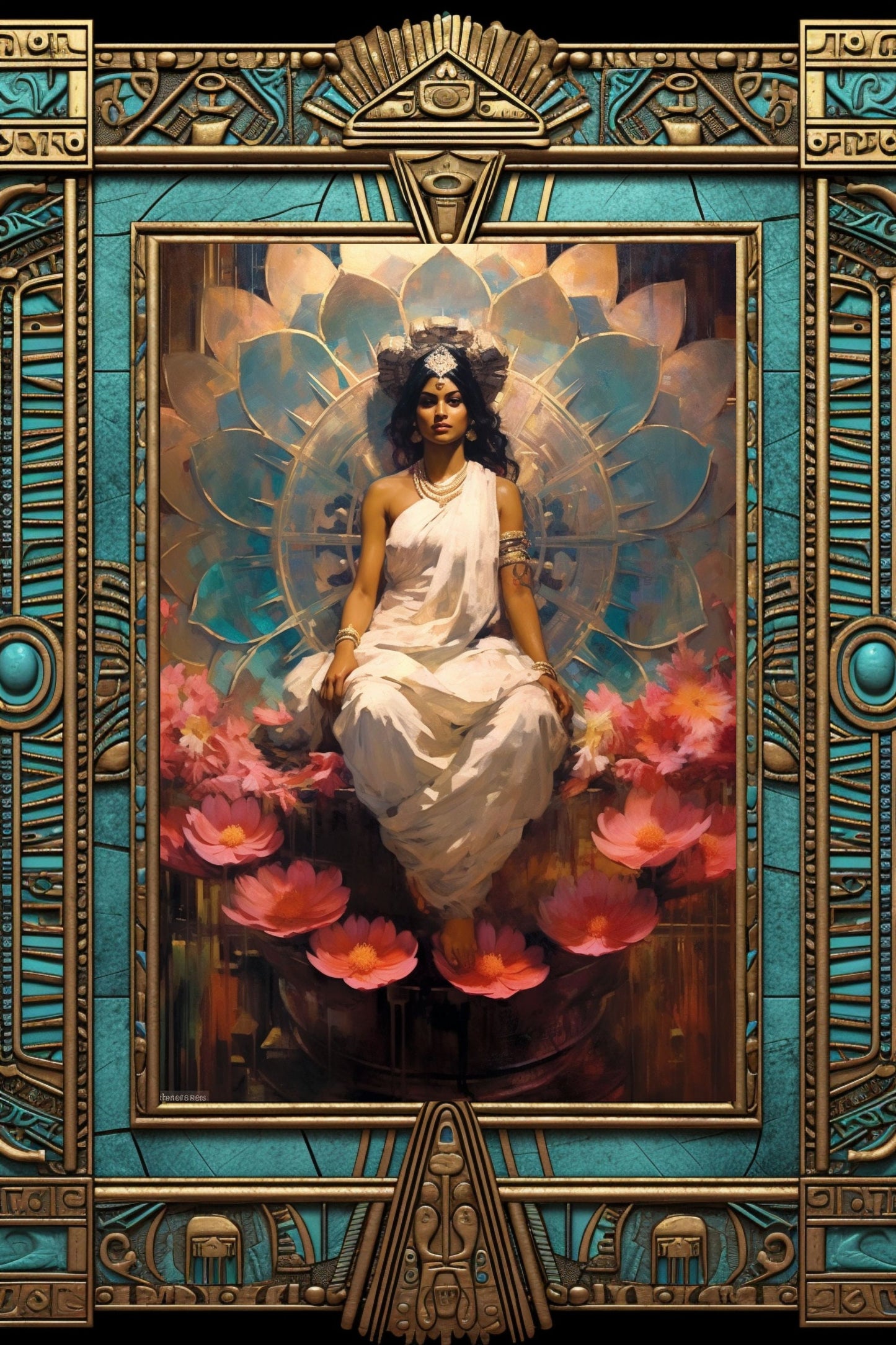 Lady Lakshmi Art Print