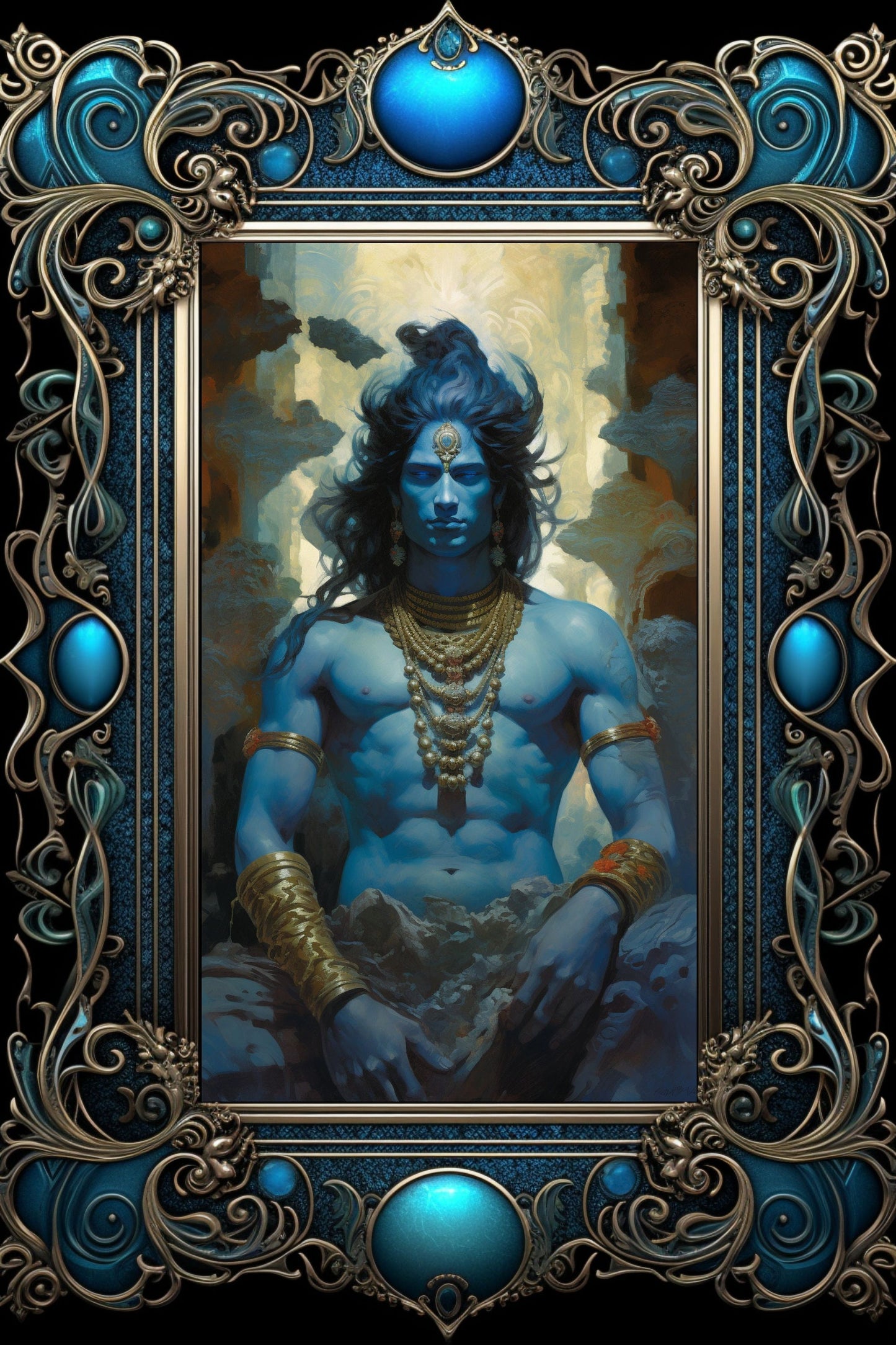 Lord Vishnu Art Print