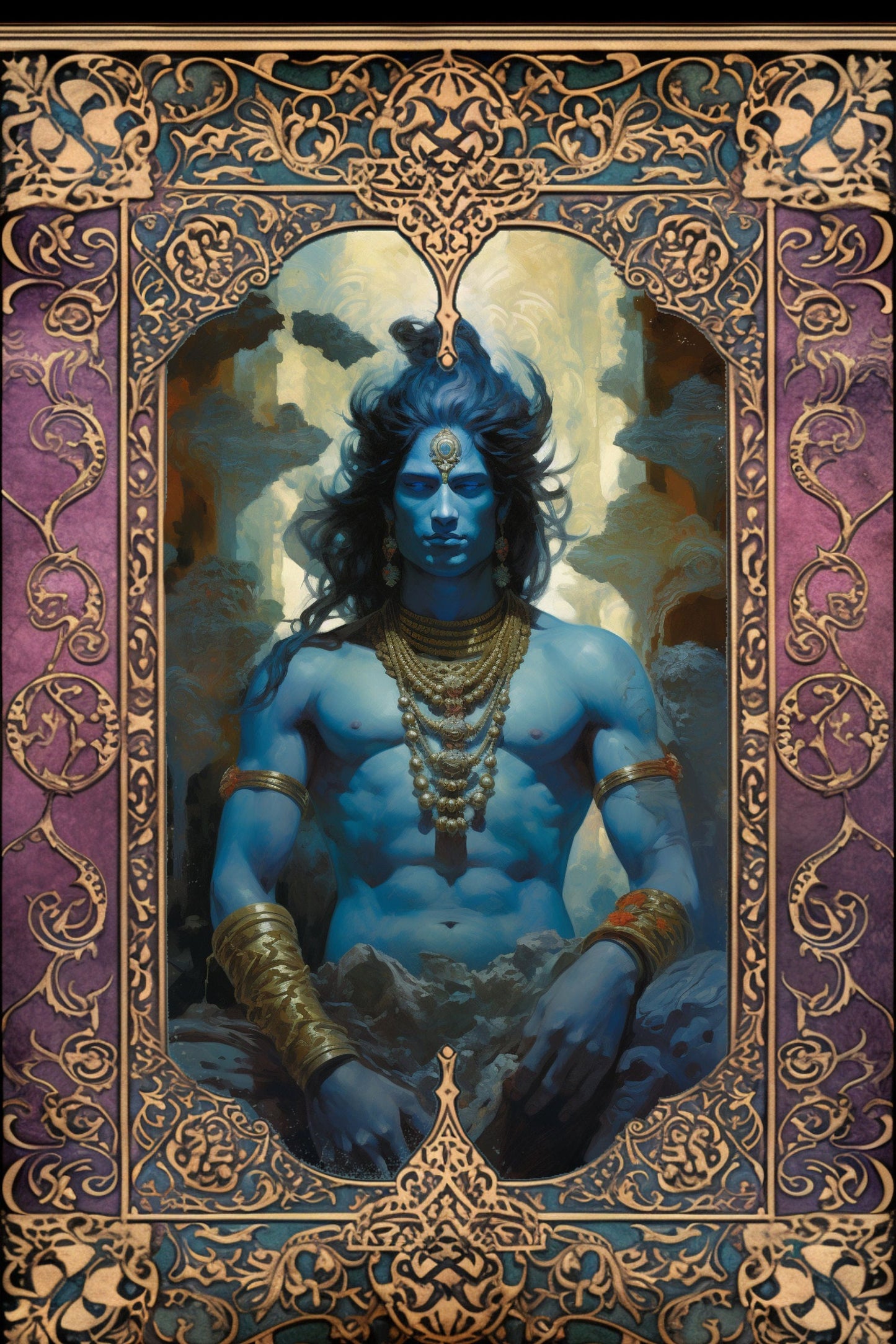 Lord Vishnu Art Print