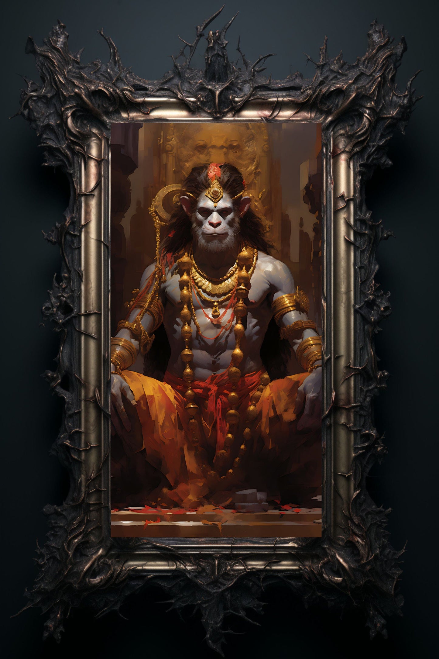 Lord Hanuman Art Print