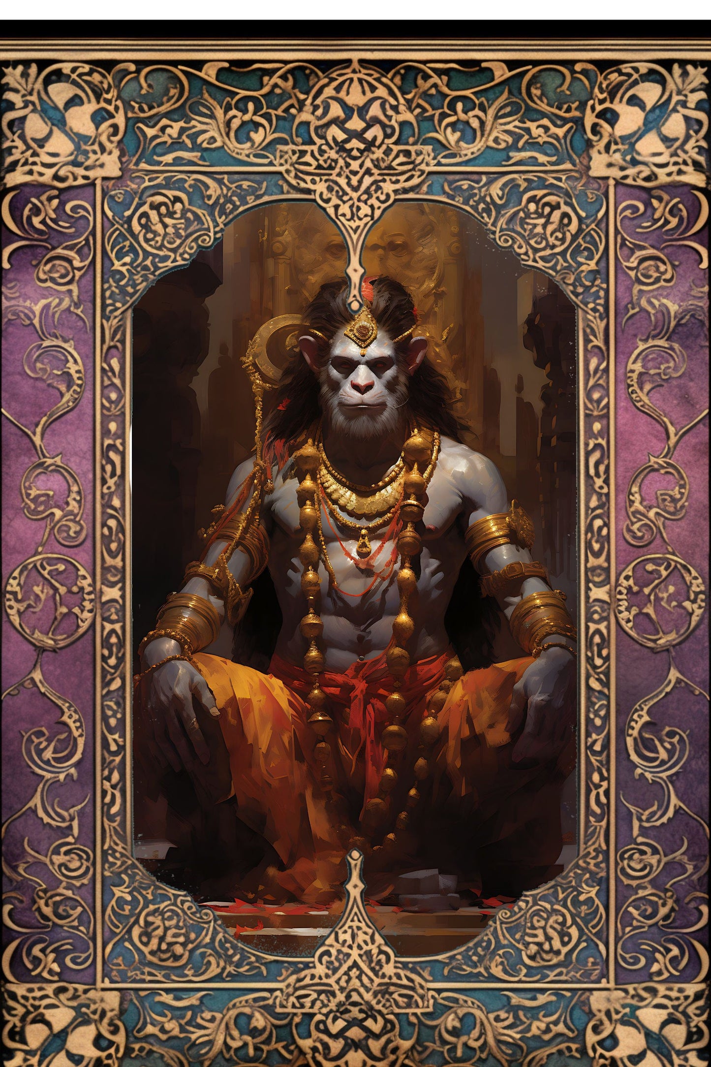Lord Hanuman Art Print