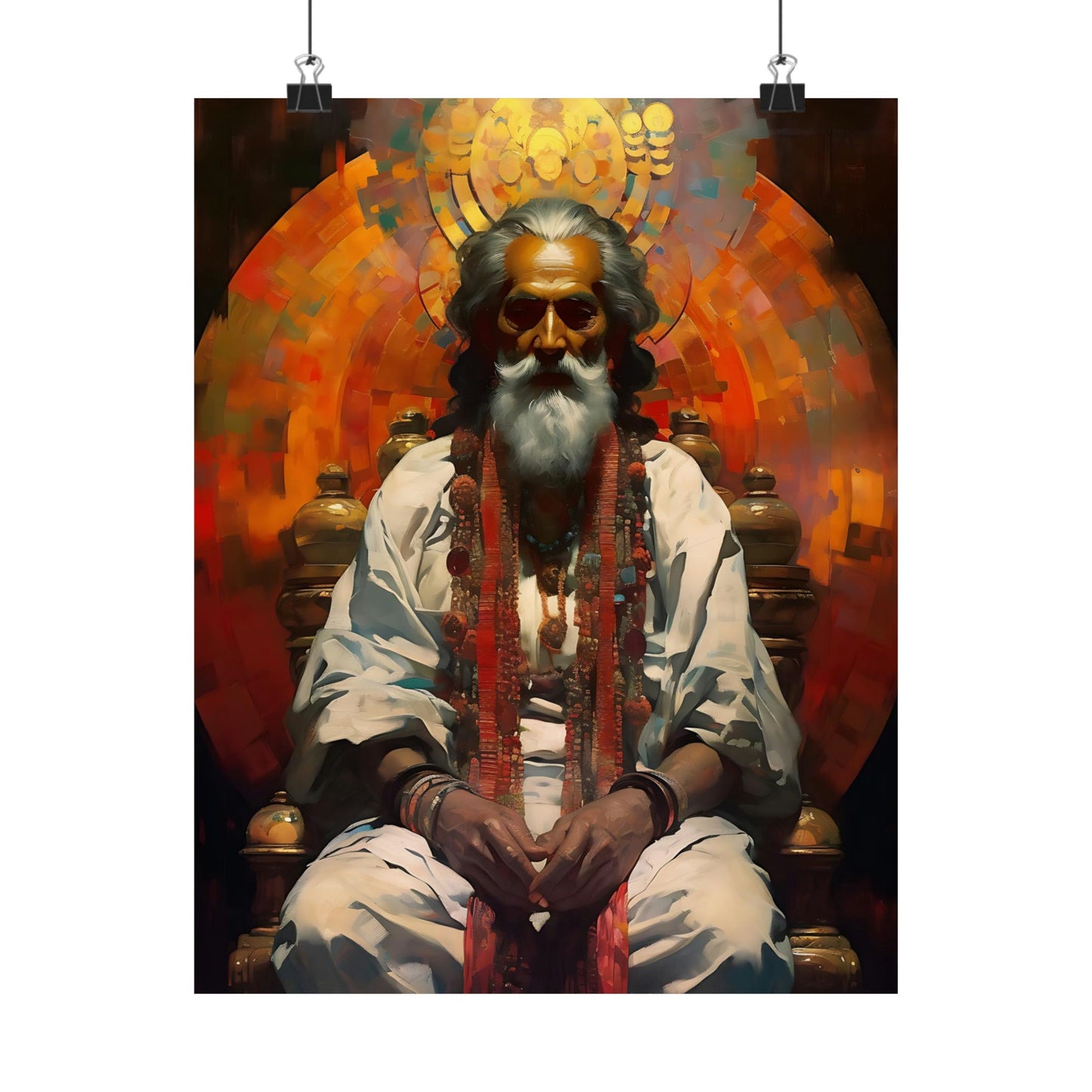 Lord Brahma Art Print