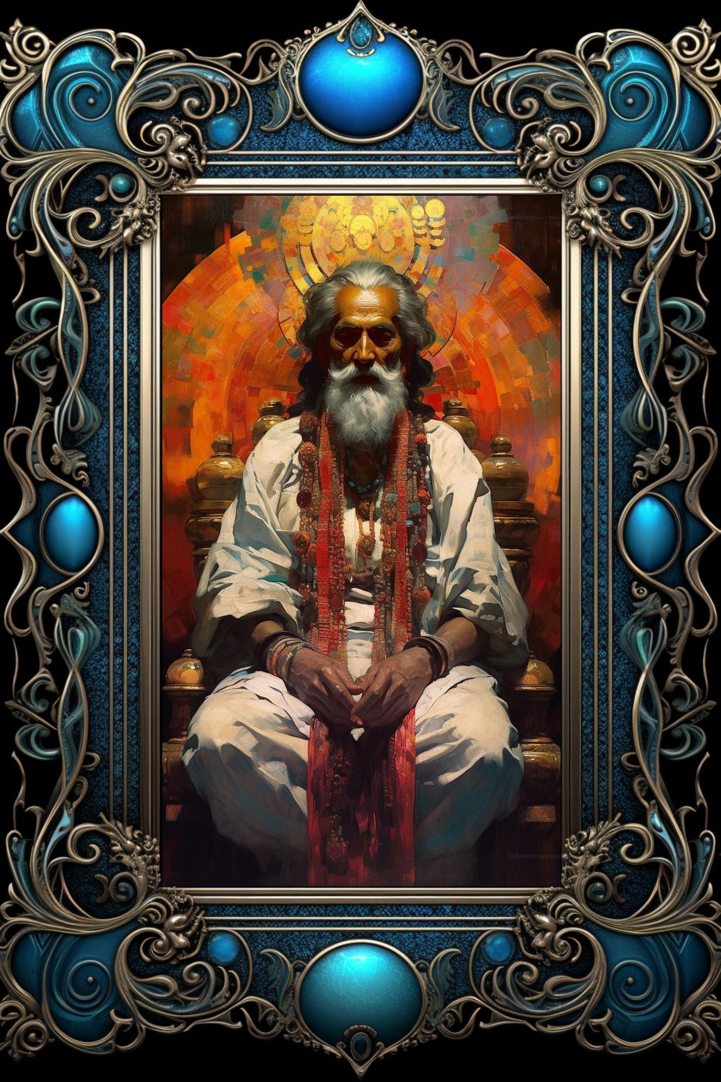 Lord Brahma Art Print