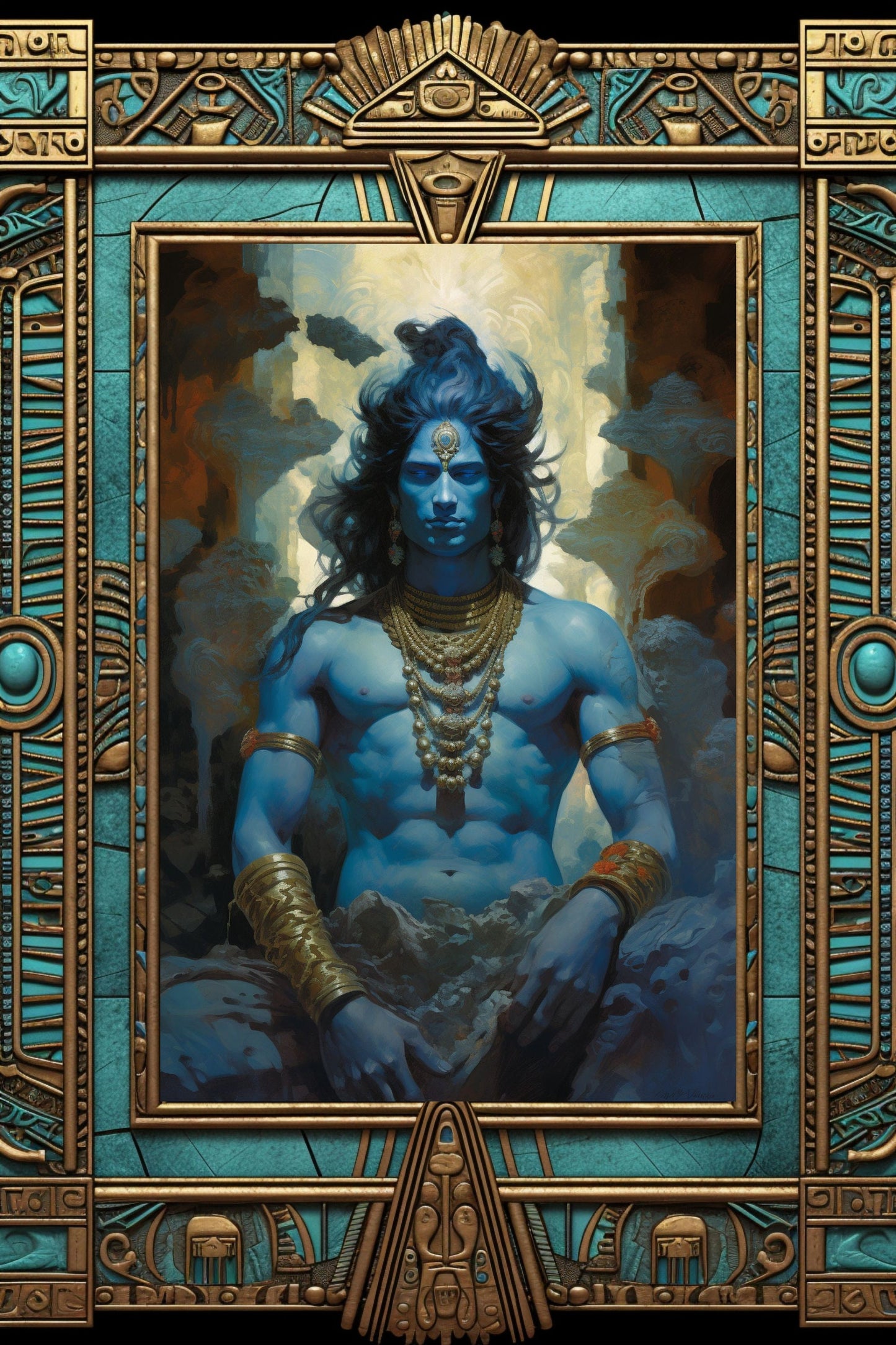 Lord Vishnu Art Print