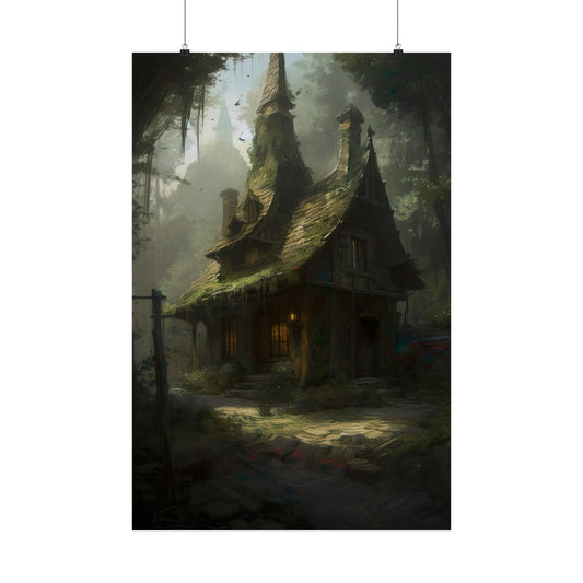 The Witch's Cottage Art Print