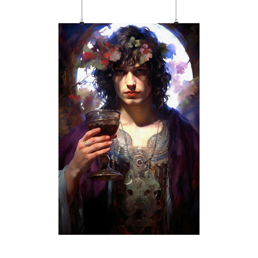 Dionysus God of Wine Art Print